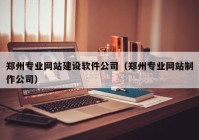 郑州专业网站建设软件公司（郑州专业网站制作公司）